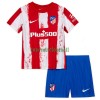 Maillot de Supporter Atlético Madrid Domicile 2021-22 Pour Enfant